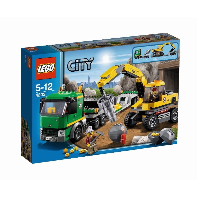 Lego 4203 굴착기와 운반트럭 (Hit:3323)