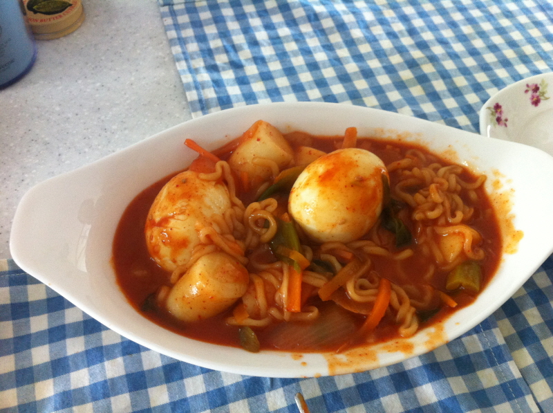 오랜만의 음식 사진 - 라볶이 (Hit:4451)